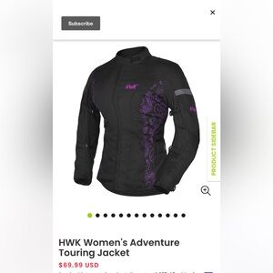 HWK women’s moto jacket